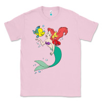 Bubblegum Pink ariel mermaid Classic Tee - linhVisuals
