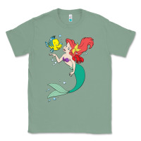 Sage ariel mermaid Classic Tee - linhVisuals