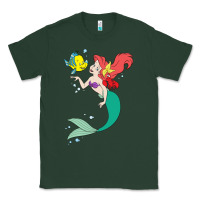 Sports Green ariel mermaid Classic Tee - linhVisuals