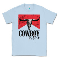 Dusty Blue cowboy killer tshirt Classic Tee - linhVisuals