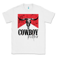 White cowboy killer tshirt Classic Tee - linhVisuals