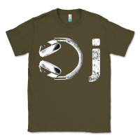 Army Green dj music tshirt Classic Tee - linhVisuals