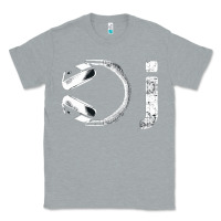Heather Grey dj music tshirt Classic Tee - linhVisuals
