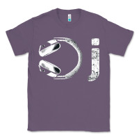 Lavender dj music tshirt Classic Tee - linhVisuals