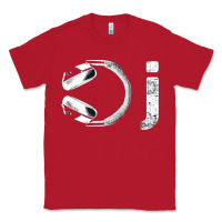 Red dj music tshirt Classic Tee - linhVisuals