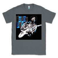 Charcoal Heather Buddy Guy  Best Player Bluess Legend Classic Tee - linhVisuals