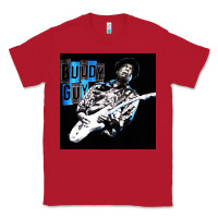 Red Buddy Guy  Best Player Bluess Legend Classic Tee - linhVisuals