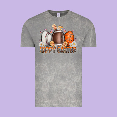 Happy Easter Day Eggs Vintage Tee Designed By Racoondesign