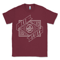 Burgundy The Glorious Sons Classic Tee - linhVisuals