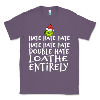 Lavender Loathe Entirely Grinch For Light Hate hate hate happy christmas Classic Tee - linhVisuals