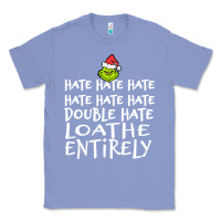 Colony Blue Loathe Entirely Grinch For Light Hate hate hate happy christmas Classic Tee - linhVisuals