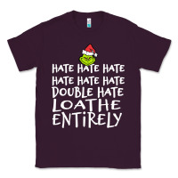 Plum Loathe Entirely Grinch For Light Hate hate hate happy christmas Classic Tee - linhVisuals