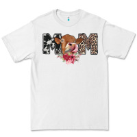 White mom cow Premium Tee - CowhideDigitalArt