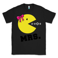 Black Mrs Pacman Classic Tee - linhVisuals