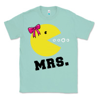 Seafoam Mrs Pacman Classic Tee - linhVisuals