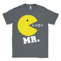 Charcoal Heather Mr Pacman Classic Tee - linhVisuals