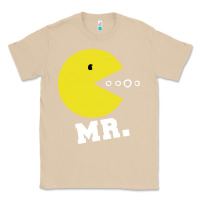 Mushroom Mr Pacman Classic Tee - linhVisuals