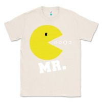 Natural Mr Pacman Classic Tee - linhVisuals