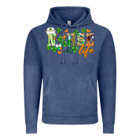 Vintage Denim st.patricks nurse life Vintage Hoodie - BarkalooDesign