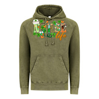 Vintage Olive st.patricks nurse life Vintage Hoodie - BarkalooDesign