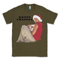 Army Green KENNY CHESNEY Classic Tee - linhVisuals