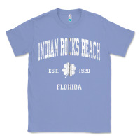 Colony Blue indian rocks beach florida vintage shamrock sports zip hoodie Classic Tee - linhVisuals