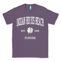 Lavender indian rocks beach florida vintage shamrock sports zip hoodie Classic Tee - linhVisuals
