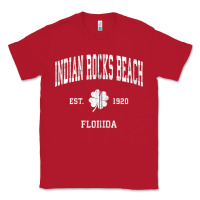 Red indian rocks beach florida vintage shamrock sports zip hoodie Classic Tee - linhVisuals