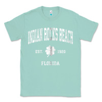 Seafoam indian rocks beach florida vintage shamrock sports zip hoodie Classic Tee - linhVisuals