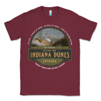 Burgundy indiana dunes national park lake michigan beach trails t shirt Classic Tee - linhVisuals