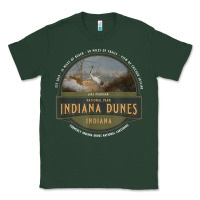 Sports Green indiana dunes national park lake michigan beach trails t shirt Classic Tee - linhVisuals