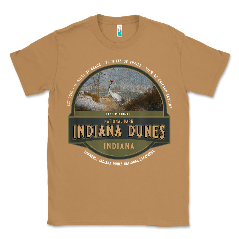Indiana Dunes National Park Lake Michigan Beach Trails T Shirt Classic Tee by linhVisuals | Teevron