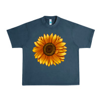 Midnight Navy Soraya Sunflower Urban Heavy Tee - LillyAllenDesigns