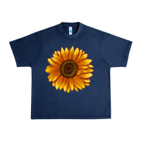 Navy Soraya Sunflower Urban Heavy Tee - LillyAllenDesigns