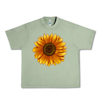 Oil Green Soraya Sunflower Urban Heavy Tee - LillyAllenDesigns