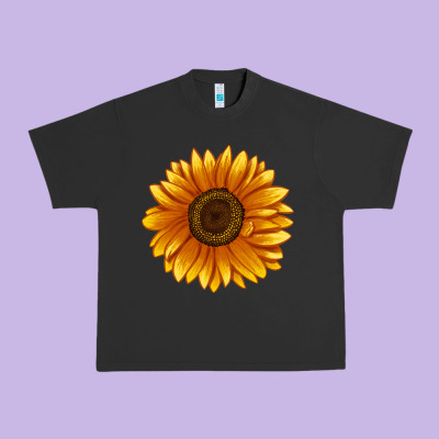 Soraya Sunflower Urban Heavy Tee Designed By Lillyallendesigns