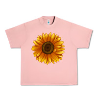 Salmon Soraya Sunflower Urban Heavy Tee - LillyAllenDesigns