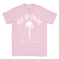 Bubblegum Pink isle of palms sc palm tree isle of palms beach gift pullover hoodie Classic Tee - linhVisuals