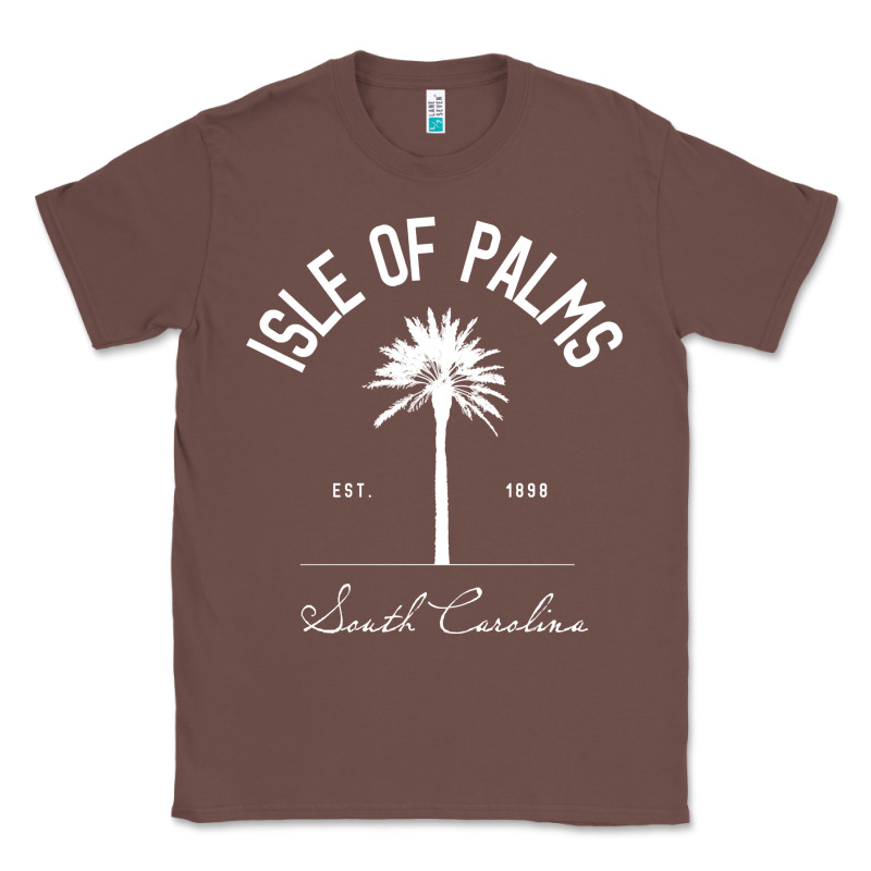 Isle Of Palms Sc Palm Tree Isle Of Palms Beach Gift Pullover Hoodie Classic Tee by linhVisuals | Teevron