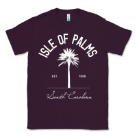 Plum isle of palms sc palm tree isle of palms beach gift pullover hoodie Classic Tee - linhVisuals