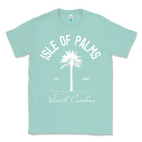 Seafoam isle of palms sc palm tree isle of palms beach gift pullover hoodie Classic Tee - linhVisuals