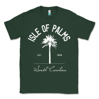 Sports Green isle of palms sc palm tree isle of palms beach gift pullover hoodie Classic Tee - linhVisuals