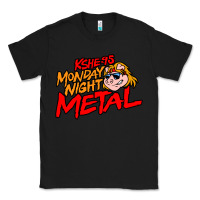 Black MONDAY NIGHT METAL Classic Tee - linhVisuals