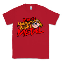 Red MONDAY NIGHT METAL Classic Tee - linhVisuals