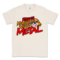 Natural MONDAY NIGHT METAL Classic Tee - linhVisuals