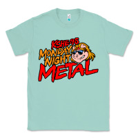 Seafoam MONDAY NIGHT METAL Classic Tee - linhVisuals