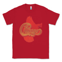 Red VINTAGE CHICAGO Classic Tee - linhVisuals