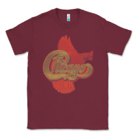 Burgundy VINTAGE CHICAGO Classic Tee - linhVisuals