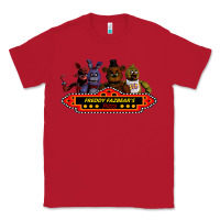 Red FREDDY FAZBEAR'S Classic Tee - linhVisuals
