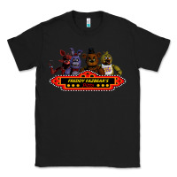 Black FREDDY FAZBEAR'S Classic Tee - linhVisuals